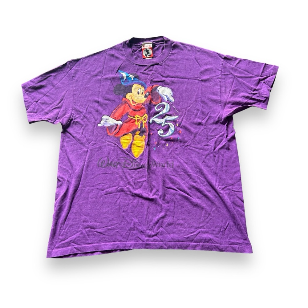 Disney Purple Vintage Mickey Mouse Short Sleeve Tee